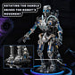 Mechanical Skull Robot Building Blocks Set with Mechanical Movable & Light Effects?Compatible with Lego Animal,Authentically Detailed Build