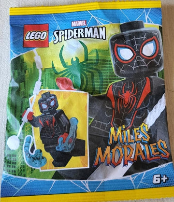 LEGO Superheroes: Miles Morales Minifigure with Web