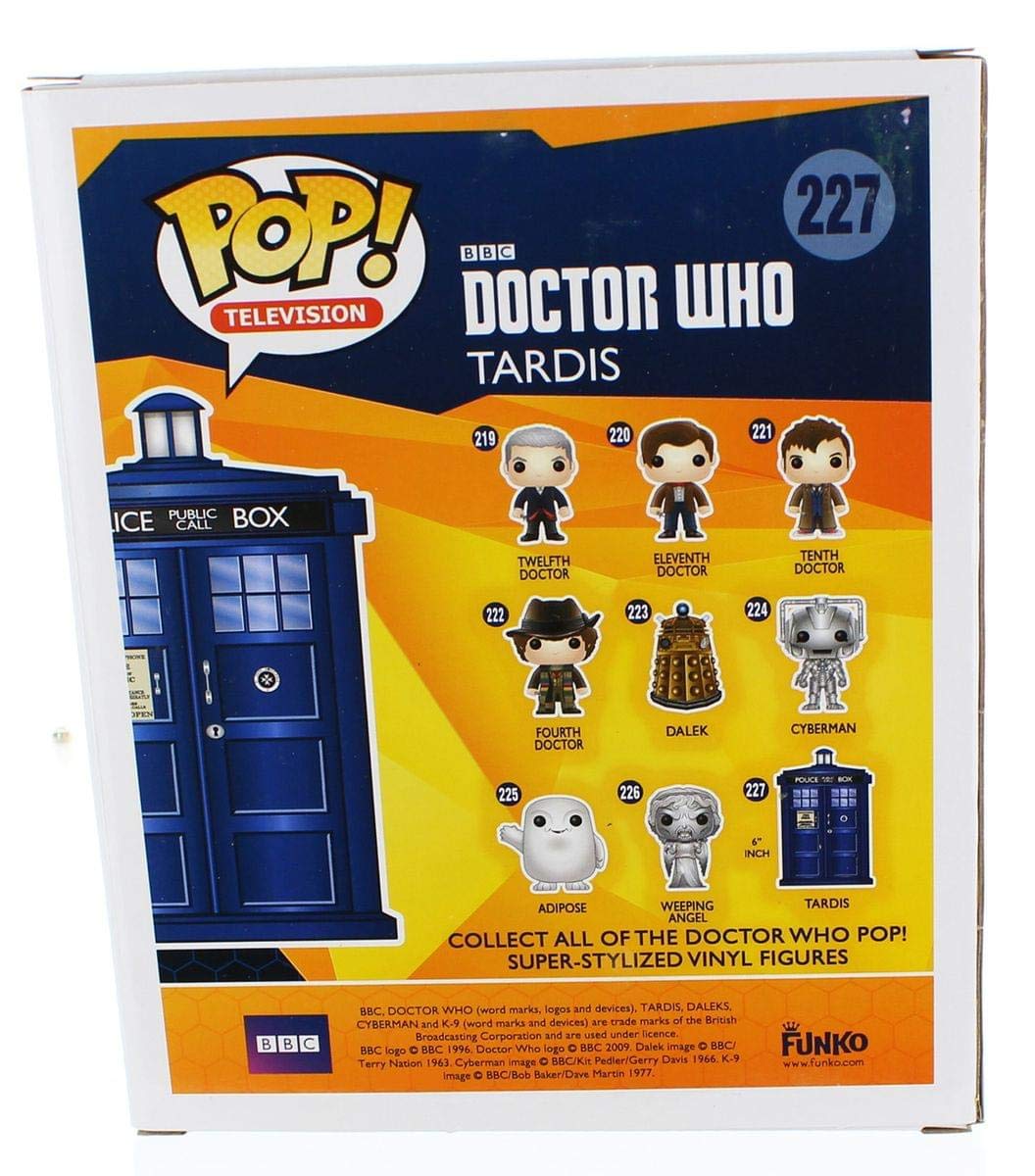 Funko 5286 POP TV: Doctor Who Tardis 6" Action Figure