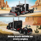 Mould King 10037 Semi Truck Building Set, Flatbed Truck Toy with 10 Wheels, Collectible Car Model to Build and Display, Creative Gift for Adult (1797