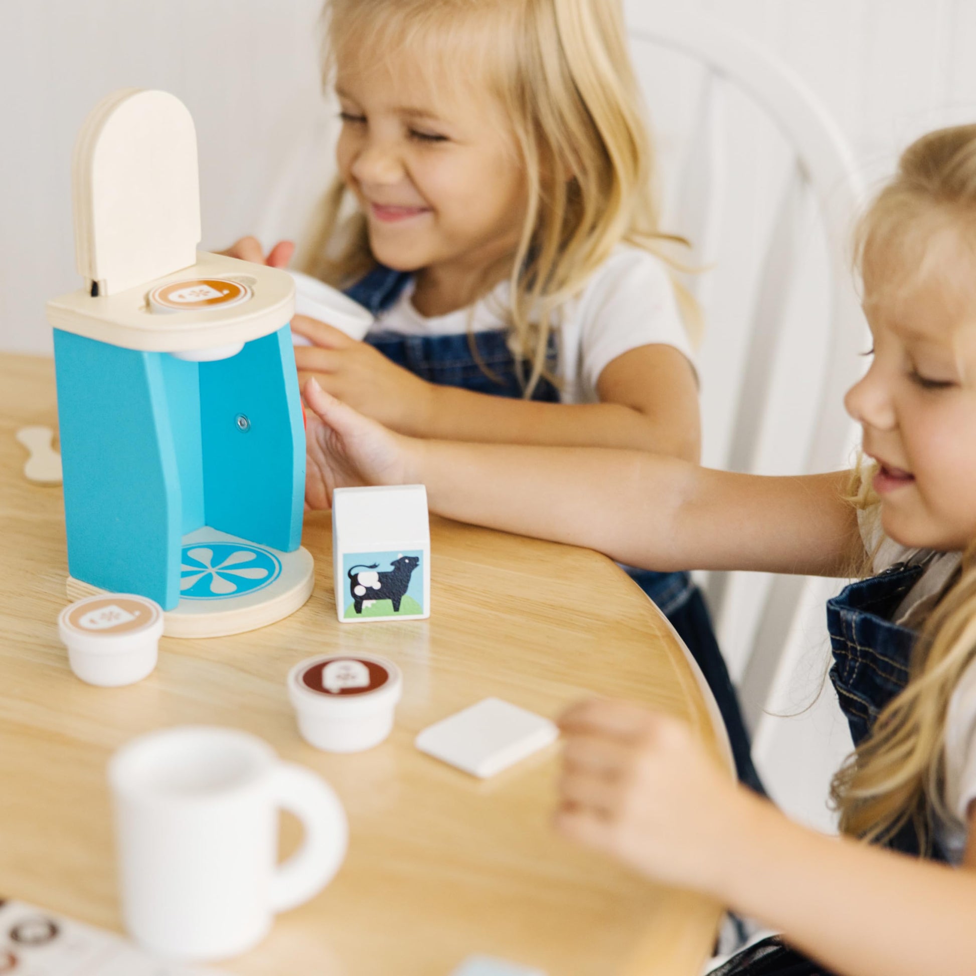 Melissa & Doug Brew & Serve Wooden Toy Coffee Maker Set