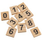 ZEONHAK 1200 PCS Small Wooden Number Tiles, Mini Wooden Number Symbol for DIY Craft, Home Decoration, Math Practise, 0.8 x 0.7 x 1/5 Inch