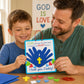 Fun Express Religious Father's Day Handprint Poem Craft Kit Makes 12 - Sunday School Crafts for Kids Ages 4-8 | Christian Crafts & Bible Activities |