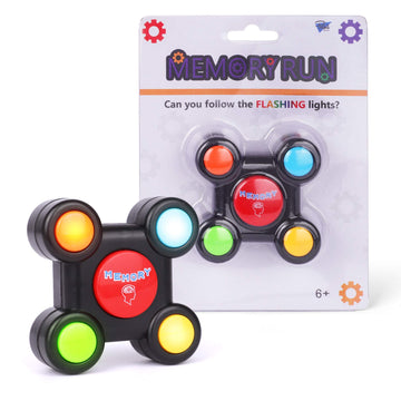 Point Games Memory Run - Electronic Memory Handheld Game with Lights - Competitive Maze Challenge Gameplay -Cognitive Developmental Brain Teaser