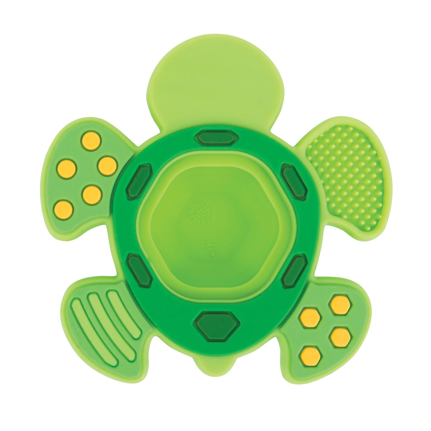 Nuby Teethe N' Pop Sensory Play Teether - Baby Teething Toy - 3+ Months - Turtle