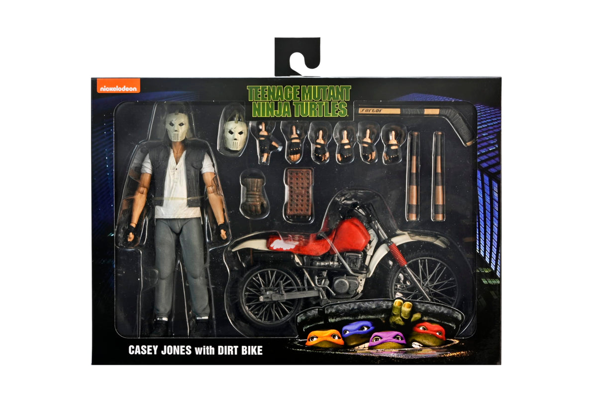 NECA - Teenage Mutant Ninja Turtles (1990 Movie) - 7" Scale Action Figure - Deluxe Movie Realization Casey Jones