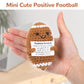 Wewounyl Positive Crochet Football Cute Handmade for Office Party Decorations or Graduation Birthday Teacher Appreciation, Emotional Support Crochet