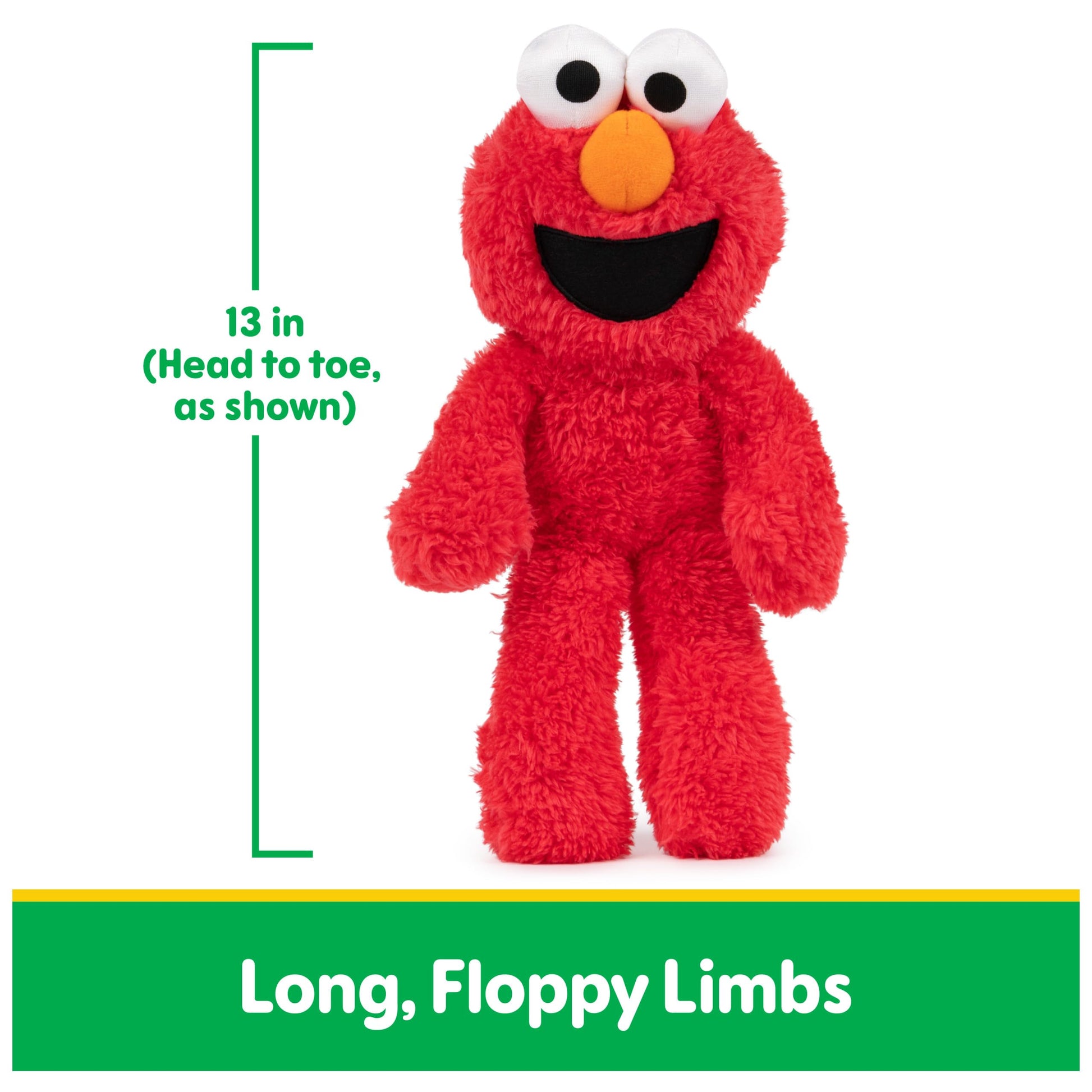 GUND Sesame Street Elmo Take Along Buddy 13-Inch Plush Toy for Ages 1+