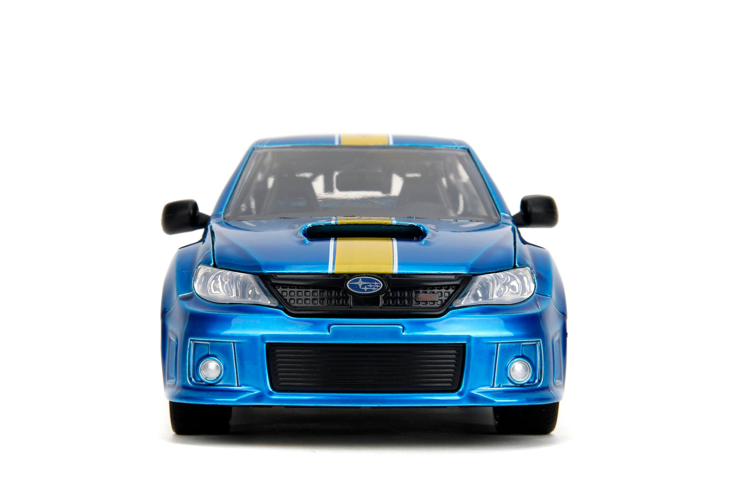 Jada Sonic The Hedgehog 1:24 2012 Subaru Impreza WRX STI Die-cast Car & Sonic Figure, Toys for Kids and Adults