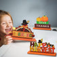 4 Pieces Thanksgiving Party Decorations Wooden Happy Fall Y'all Party Supplies Thanksgiving Centerpieces Autumn Table Decorations for Home Holiday
