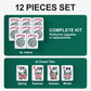 Eccentfit 12 Pieces Mahjong Replacement Tiles Set 8 Jokers & 4 Flowers (1-4 Spring Summer Autumn Winter) Classic White Standard Size (1.2”) Deep