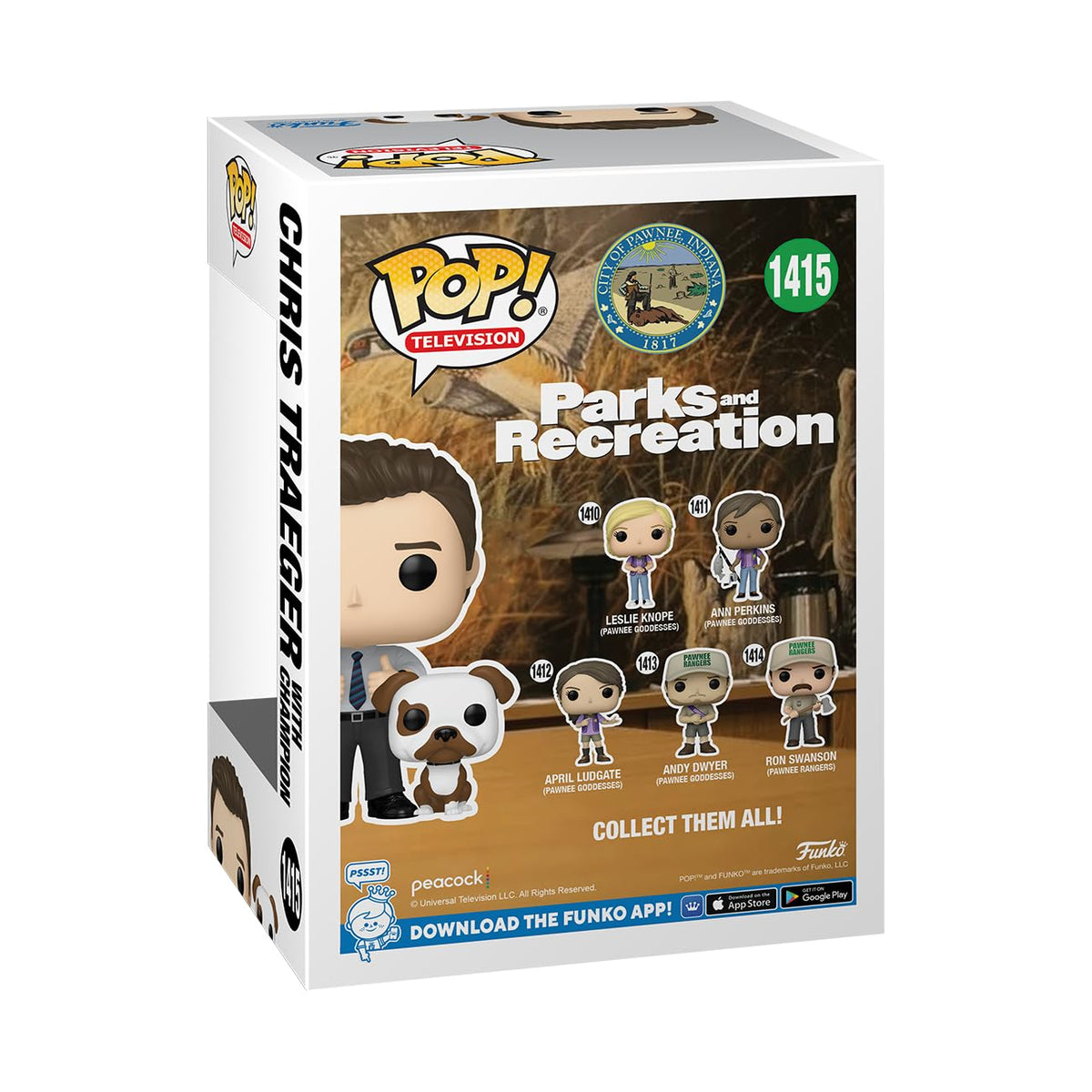 Funko POP! & Buddy: Parks & Recreation 15th Anniversary - Chris & Champion