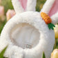 2 Pieces Easter Porch Goose Outfit, Bunny Ears SalivaTowel Set