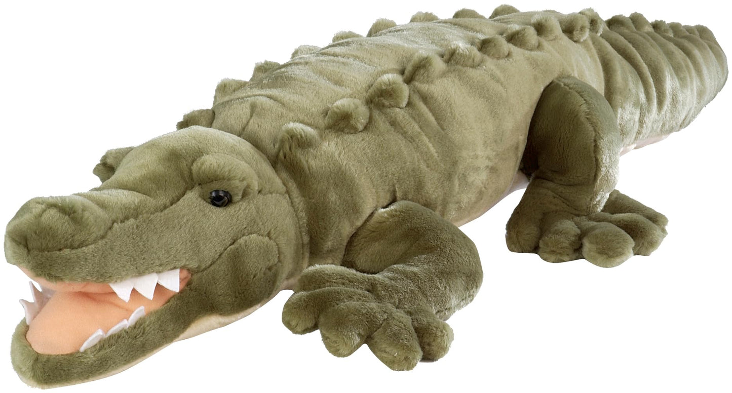 Wild Republic Cuddlekins Jumbo Crocodile Stuffed Animal - 30"
