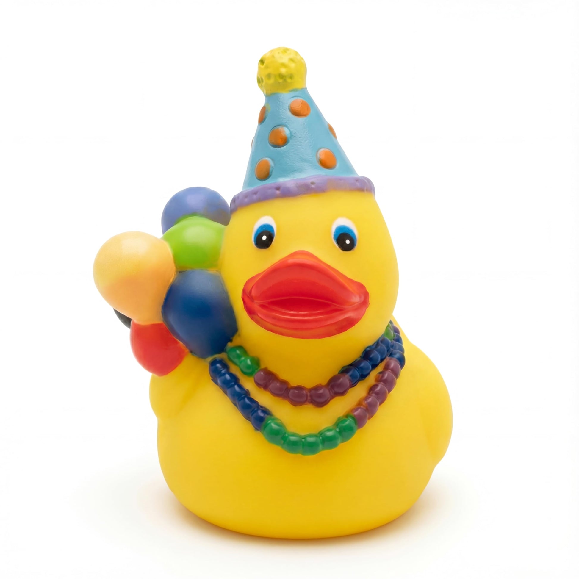 DUCKY CITY 3 Inch Birthday Party Rubber Duck [Sealed, Floats Upright] | Happy Birthday Duck Gift, Party Favor, Decor | Baby Safe Themed Bath Toy