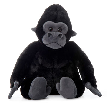 The Petting Zoo Gorilla Stuffed Animal, Gifts for Kids, Wild Onez Zoo Animals, Gorilla Plush Toy 12 inches