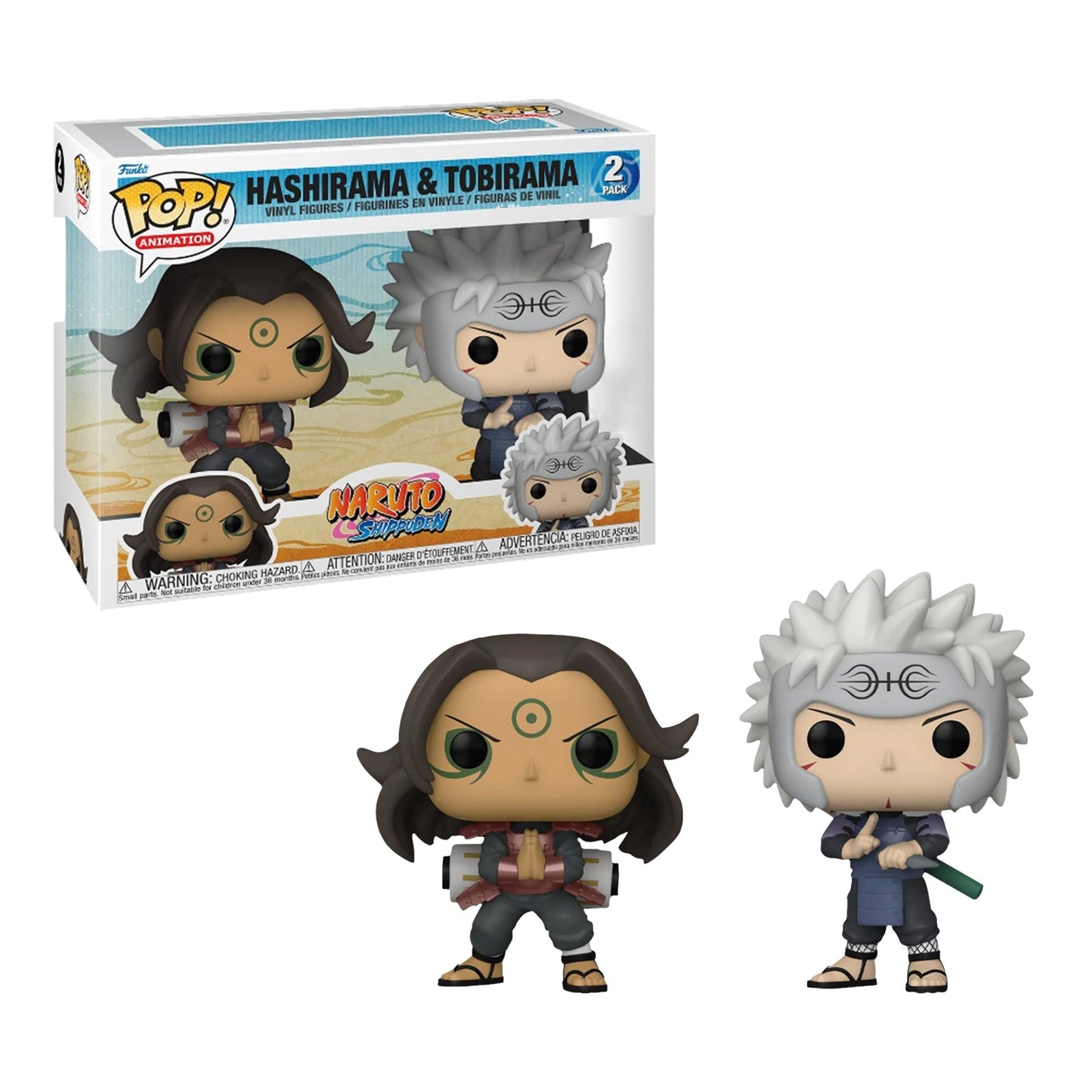 FUNKO POP! ANIMATION: Naruto - Hashirama & Tobirama 2pk (AE Exclusive)