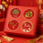 KYMY 2026 Vietnamese New Year Stickers, 180pcs T?t Vi?t NAM Spring Festival Paper Decals, Lunar New Year Zodiac Horse Round Labels for Party Favors