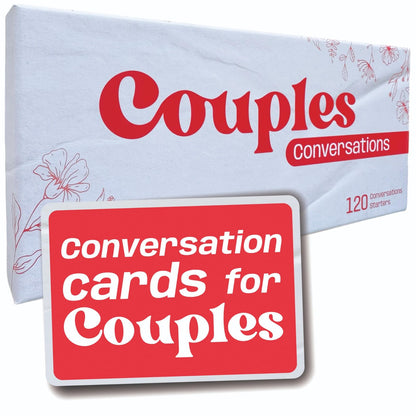 Couples Conversations Card Game - Stocking Stuffer for Boyfriend or Girlfriend | Questions About Past, Present, and Future