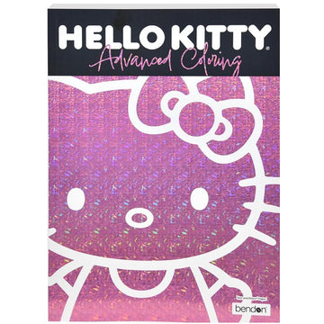Sanrio Hello Kitty Advanced Coloring Book Set for Teens, Adults - Hello Kitty Coloring Activity Book Bundle with Colored Pencils, Bookmark (Adult