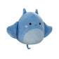 Squishmallows SQCR05429 12-Inch-Lux The Blue Manta Ray, Multicolour