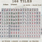 DEALZOOM American Mahjong Set Complete, Full Game with 166 Mahjong Tiles, Mahjong Racks with Pushers, Instructions, Dice, Chips, Wind Indicator