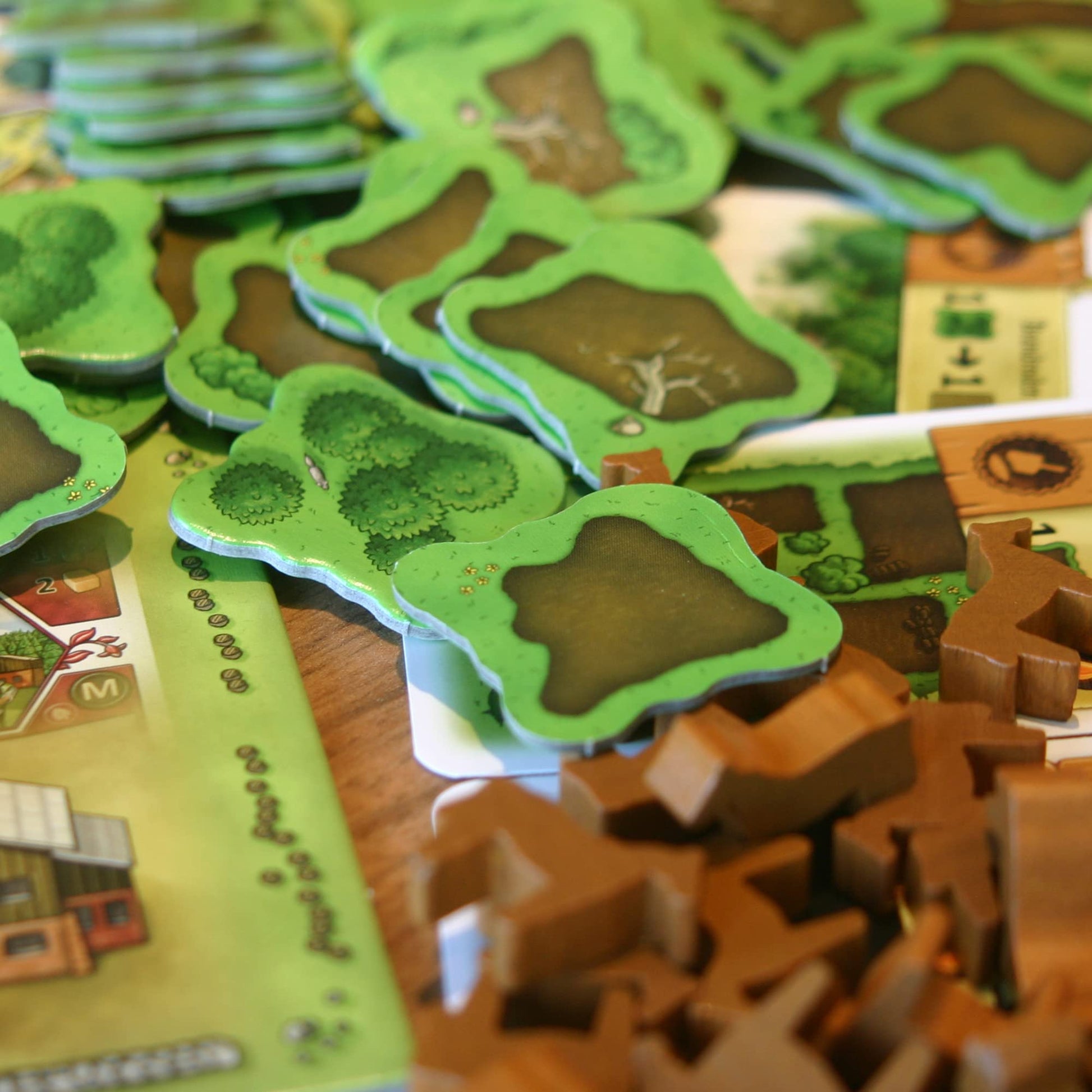 Agricola (Revised Edition) Farmers of The Moor Expansion | Strategy Game for Adults and Teens | Advanced Board Game | Ages 12+ | 1-4 Players | Avg