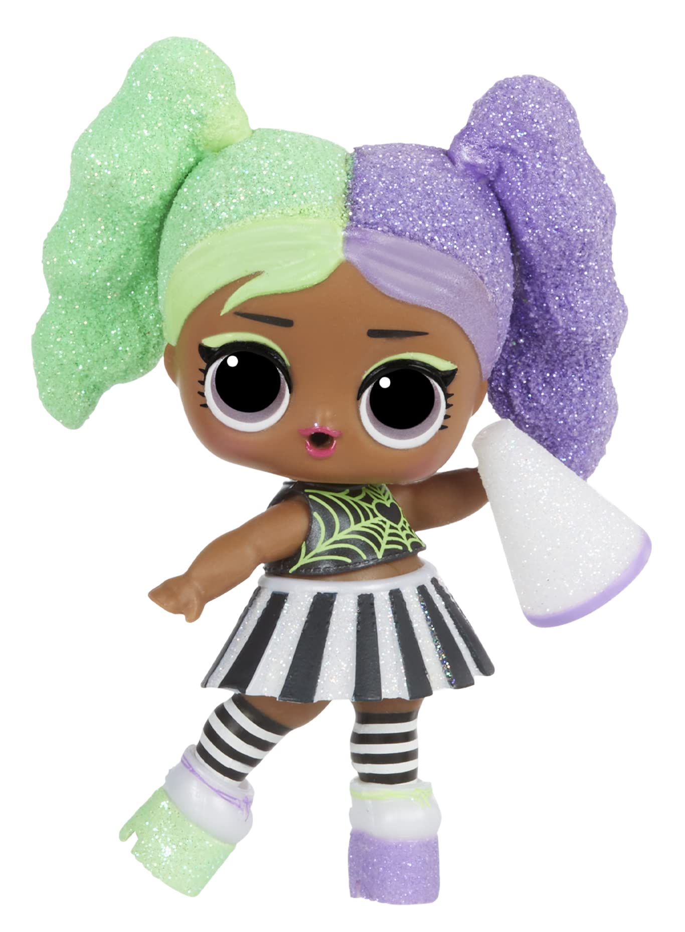 L.O.L. Surprise! Glitter Glow Doll Cheer Boo with 7 Surprises, Halloween Dolls, Accessories, Limited Edition Dolls, Collectible Dolls