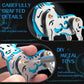 3D Metal Puzzles,3D Metal Puzzle for Adults,Mechanical Model Kit Zodiac Cattle Blue,Steel 3D Puzzles Stainless Steel Ornaments for Adults Home Decor