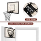 sxemcx rrhh Mini Basketball Hoop for Kids,Exquisite Wooden Over The Door Basketball Hoop Indoor with 4 Balls and Pump,Mini Hoops Set for Teens