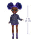 Rainbow High Jr High Series 2 Krystal Bailey- 9" Purple Posable Fashion Doll with Designer Accessories and Open/Close Backpack. Great Toy Gift for