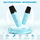 Mini Karaoke Machine with 2 Wireless Microphones, 2026 TOP Kids Portable Bluetooth Karaoke Machine for 3, 4, 5, 6, 7, 8, 9,10,11,12+Year Old