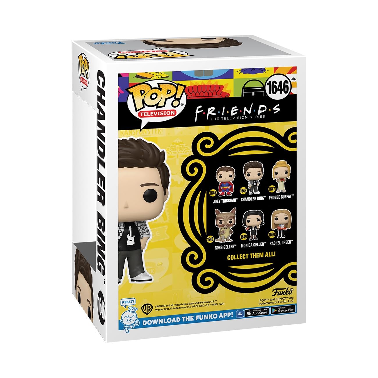 Funko POP TV: Friends - Chandler Bing - (College) - Collectable Vinyl Figure - Gift Idea - Official Merchandise - for Kids & Adults - TV Fans - Model