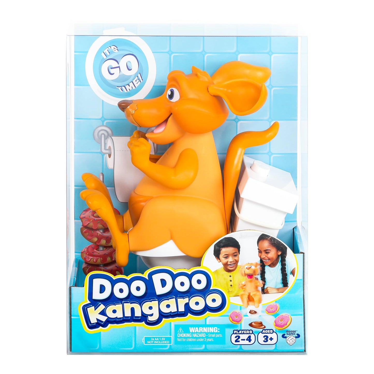 Moose Games Doo Doo Kangaroo Game. Feed Him Until He's Gotta Go! Grab The Donuts and Dodge The Doo Doos. Collect The Most Donuts to Win