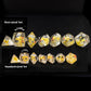 Bescon Oversized YellowDuck RPG Dice Set of 7, Novelty Jumbo Dice Yellow Duck Polyhedral DND Game Die Set