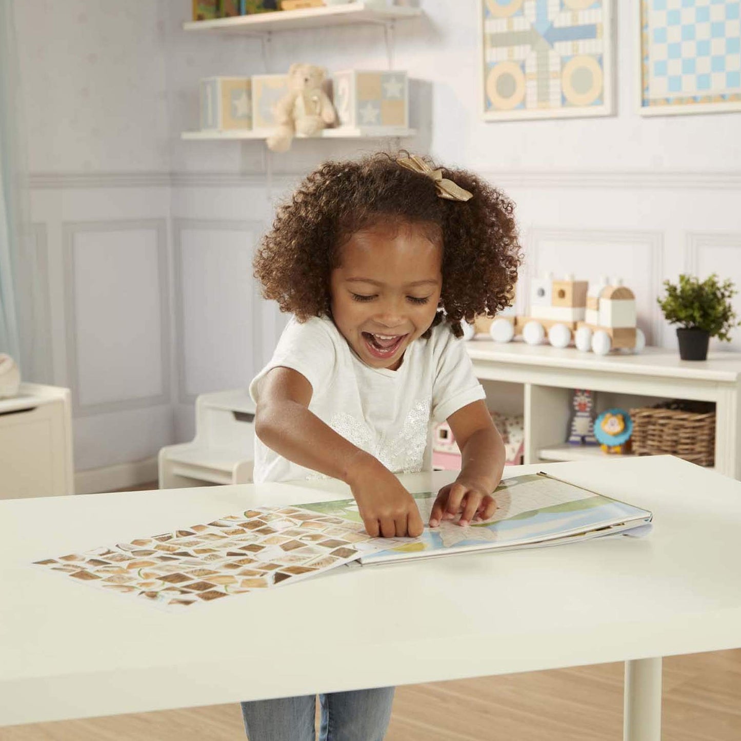 Melissa & Doug Mosaic Sticker Pad Bundle Play Set 3-Pack: Safari, Ocean and Nature - 12 Scenes Each