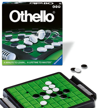Ravensburger Othello - Classic Strategy Board Game for 2 Players - Easy to Learn, Hard to Master - Fast-Paced Family Fun - Ages 8+