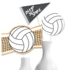 Big Dot of Happiness Volleyball Centerpiece Kit - Sports Theme Party Table Decorations - Double-Sided Premium Cardstock Birthday Table Toppers