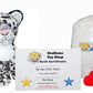 Stuffems Toy Shop Make Your Own Stuffed Animal Mini 8 Inch Winter the Snow Leopard Kit - No Sewing Required!