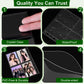 40 Pack 320 Pockets 6 Ring A5 Binder Sleeves,2.5x3.5”Photocard Sleeves,Double-Sided 4 Pocket Kpop Photocard Page Protector,Ultra-Clear Trading Card