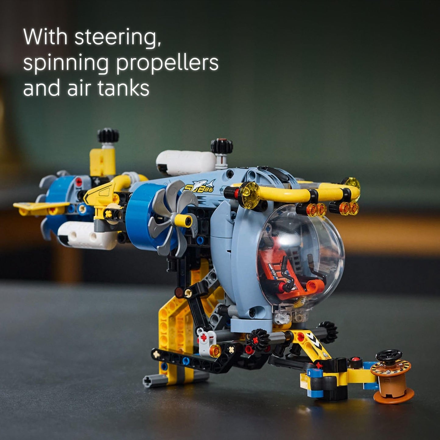 LEGO Technic Deep-Sea Research Submarine Toy - Building Toy for Kids, Boys and Girls, Ages 9+ - Creative and Unique Gift Idea for Birthdays - Movable