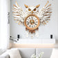3D Wooden Puzzles for Adults Snowy Owl Design Clock Model Kit with Pendulum