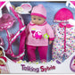16" Talking Baby Doll with Accessories