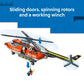 LEGO City Coast Guard Helicopter Building Toy for Kids - Pretend Play Emergency Response Set for Boys & Girls, Ages 7+ - Includes 4 Minifigures
