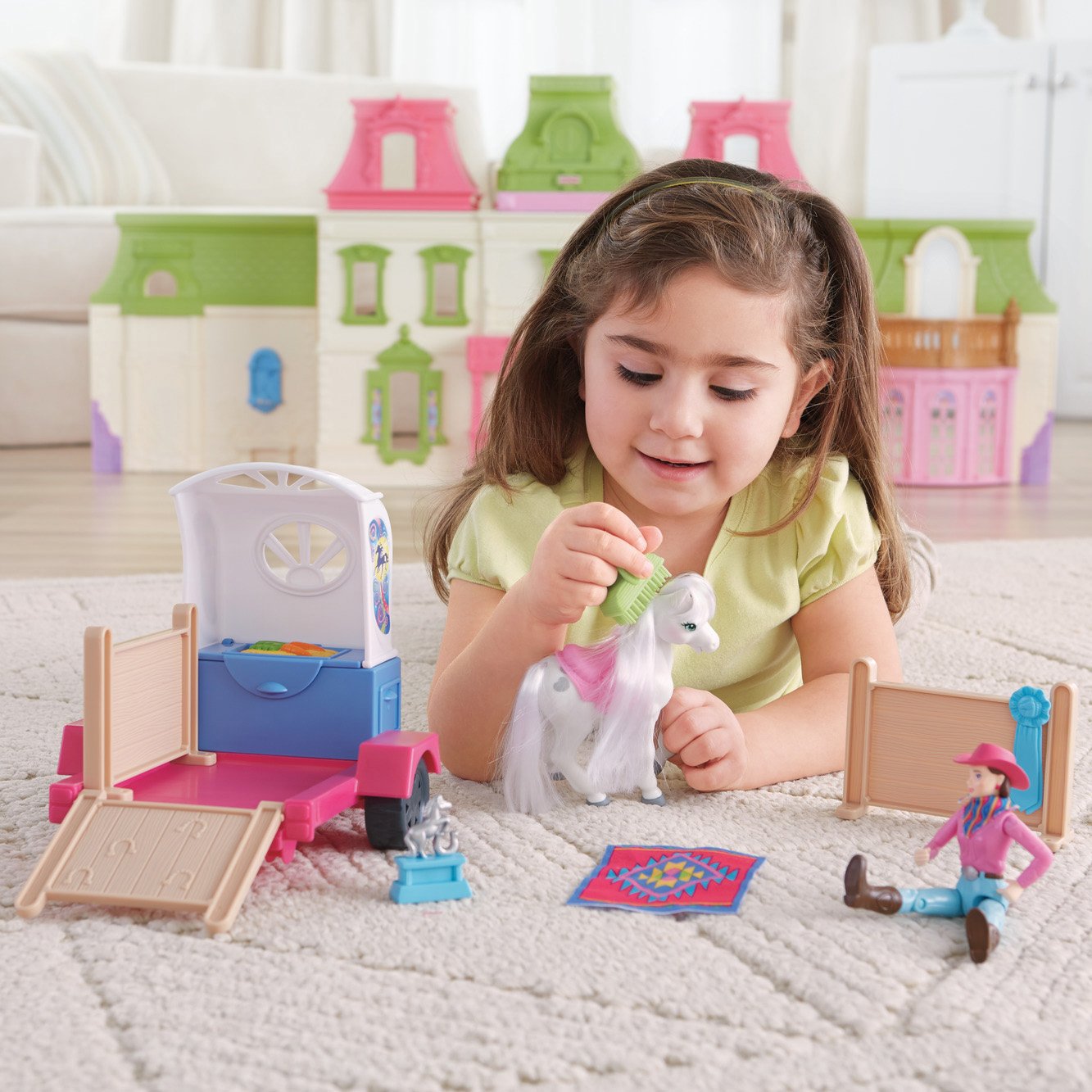Fisher-Price Loving Family Horse Trailer Playset