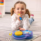 eKids Ms Rachel Karaoke Microphone with Boombox for Fans of Toddler Toys, Kids Karaoke Machine with Built in Music, Great Gifts for Kids