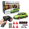 Dingdongwu 1/43 Mini RC Drift Car with Gyroscope, 4WD Full Proportional RC Car, 2.4GHZ Hobby Grade Remote Control Cars, RTR Model Vehicle, 20+KM/H