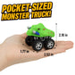 Liberty Imports 12 Pack Monster Truck Pull Back Cars, Large Animal Toy Pullback Racers Vehicles Party Favors Play Set for Kids, Boys, Toddlers