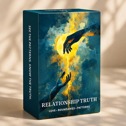 Relationship Pattern Oracle Deck, Shadow Work Oracle Cards for Beginners