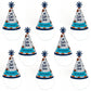 Big Dot of Happiness Go, Fight, Win - Sports - Cone Happy Birthday Party Hats for Kids and Adults - Set of 8 (Standard Size)